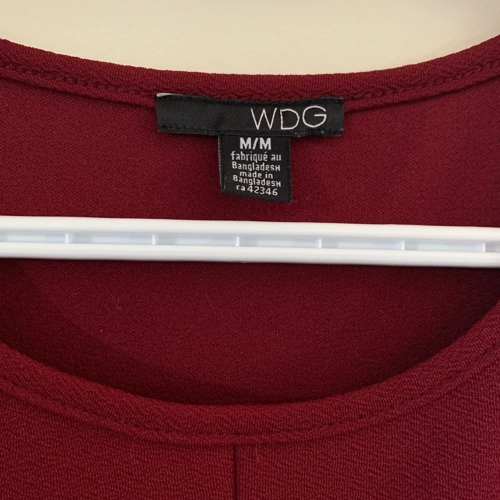 WDG classic red dress medium - Picture 4 of 6